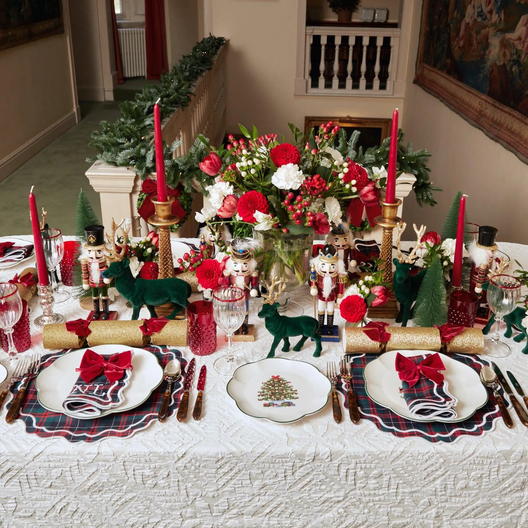 Mrs. Alice Placemats|Highland Tartan Placemats (Set Of 4)