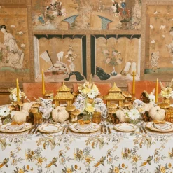 Mrs. Alice Pagodas & Lanterns|Honey Rattan Pagoda Lantern