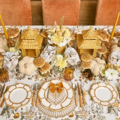 Mrs. Alice Pagodas & Lanterns|Honey Rattan Pagoda Lantern