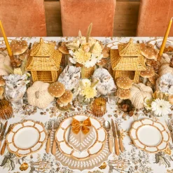 Mrs. Alice Rattan Tableware|Honey Rattan Vase (Set Of 3)