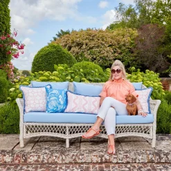 Mrs. Alice Serena Fresson Fabrics|Ikat Stripe Fabric