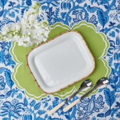 Mrs. Alice Serving Cutlery|Ivory Salad Servers