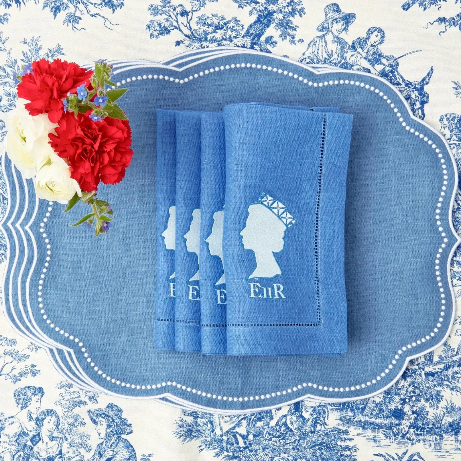 Mrs. Alice Napkins|Jubilee Linen Napkins (Set Of 4)