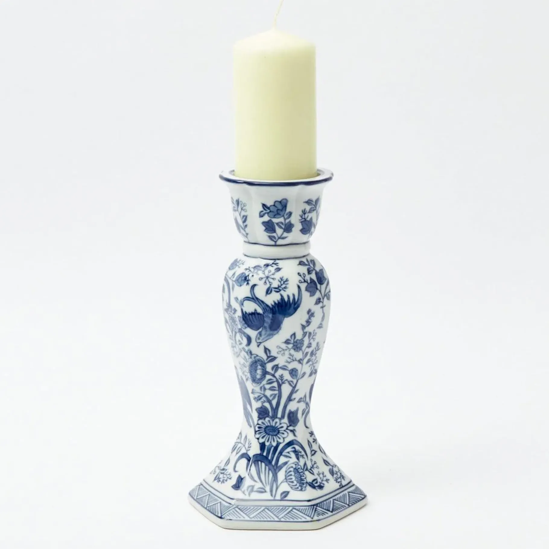 Mrs. Alice Candle Holders|Large Chinoiserie Candle Holder