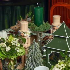 Mrs. Alice Candle Holders|Large Mercury Pillar Candle Stand (Pair)