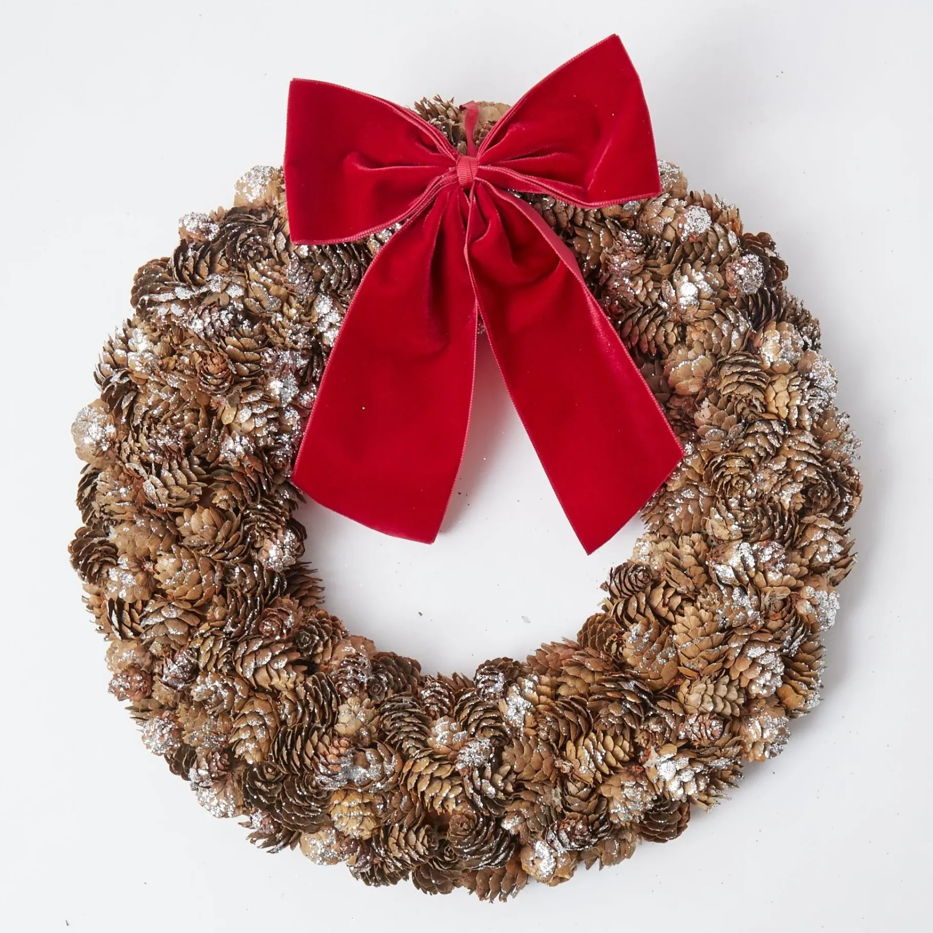 Mrs. Alice Napkin Rings, Bows & Wreaths|Large Ruby Red Velvet Bow