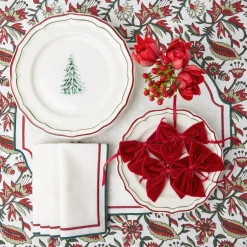 Mrs. Alice Napkins|Liberty Candy Cane Napkins (Set Of 4)