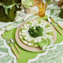 Mrs. Alice Cutlery Sets|Light Brown Rattan Effect Cutlery (4Pcs)