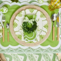 Mrs. Alice Cutlery Sets|Light Brown Rattan Effect Cutlery (4Pcs)