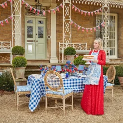 Mrs. Alice Aprons & Robes|Lilibet Toile Frilled Apron