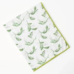 Mrs. Alice Table Linen Sets|Lily Of The Valley & Serena Green Applique Linen Set