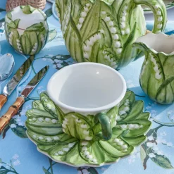 Mrs. Alice Teaware|Lily Of The Valley Breakfast Cup & Saucer
