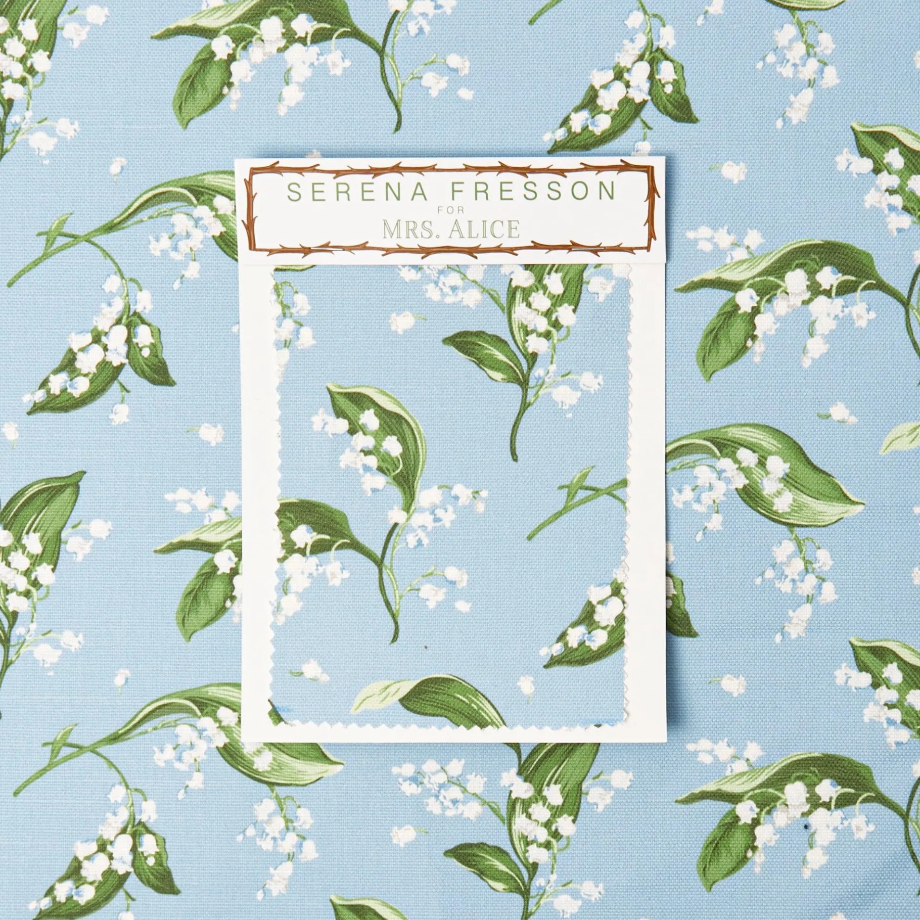 Mrs. Alice Serena Fresson Fabrics|Lily Of The Valley Fabric
