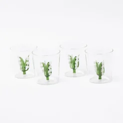 Mrs. Alice Glasses|Lily Of The Valley Glasses (Set Of 4)