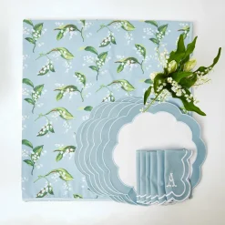 Mrs. Alice Table Linen Sets|Lily Of The Valley Linen Set