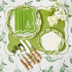 Mrs. Alice Crockery Sets|Lily Of The Valley Starter Plates (Set Of 4)