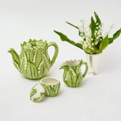 Mrs. Alice Teaware|Lily Of The Valley Sugar Pot