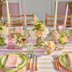 Mrs. Alice Candle Holders|Marguerite Pink Candle Holders (Pair)