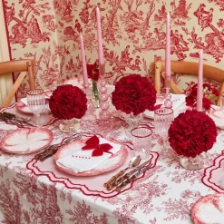 Mrs. Alice Candle Holders|Marguerite Pink Candle Holders (Pair)