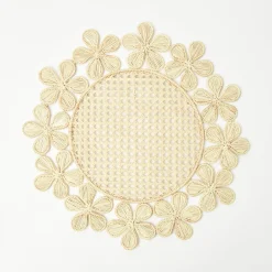Mrs. Alice Placemats|Mia Woven Rattan Placemats (Set Of 4)