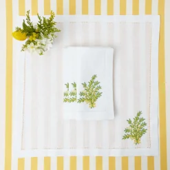 Mrs. Alice Napkins|Mimosa White Linen Napkins (Set Of 4)