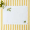 Mrs. Alice Placemats|Mimosa White Linen Placemats (Set Of 4)