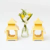 Mrs. Alice Candle Holders|Mini Yellow Pagoda Lantern (Pair)