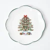 Mrs. Alice Dinner Plates|Christmas Tree Dinner Plate