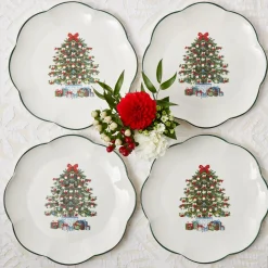 Mrs. Alice Dinner Plates|Christmas Tree Dinner Plate
