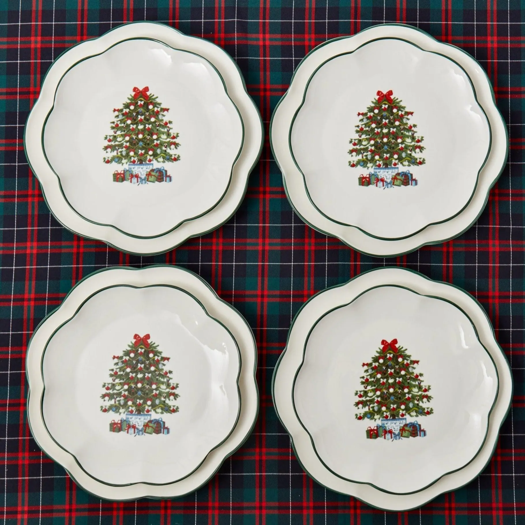 Mrs. Alice Starter Plates|Christmas Tree Starter Plate