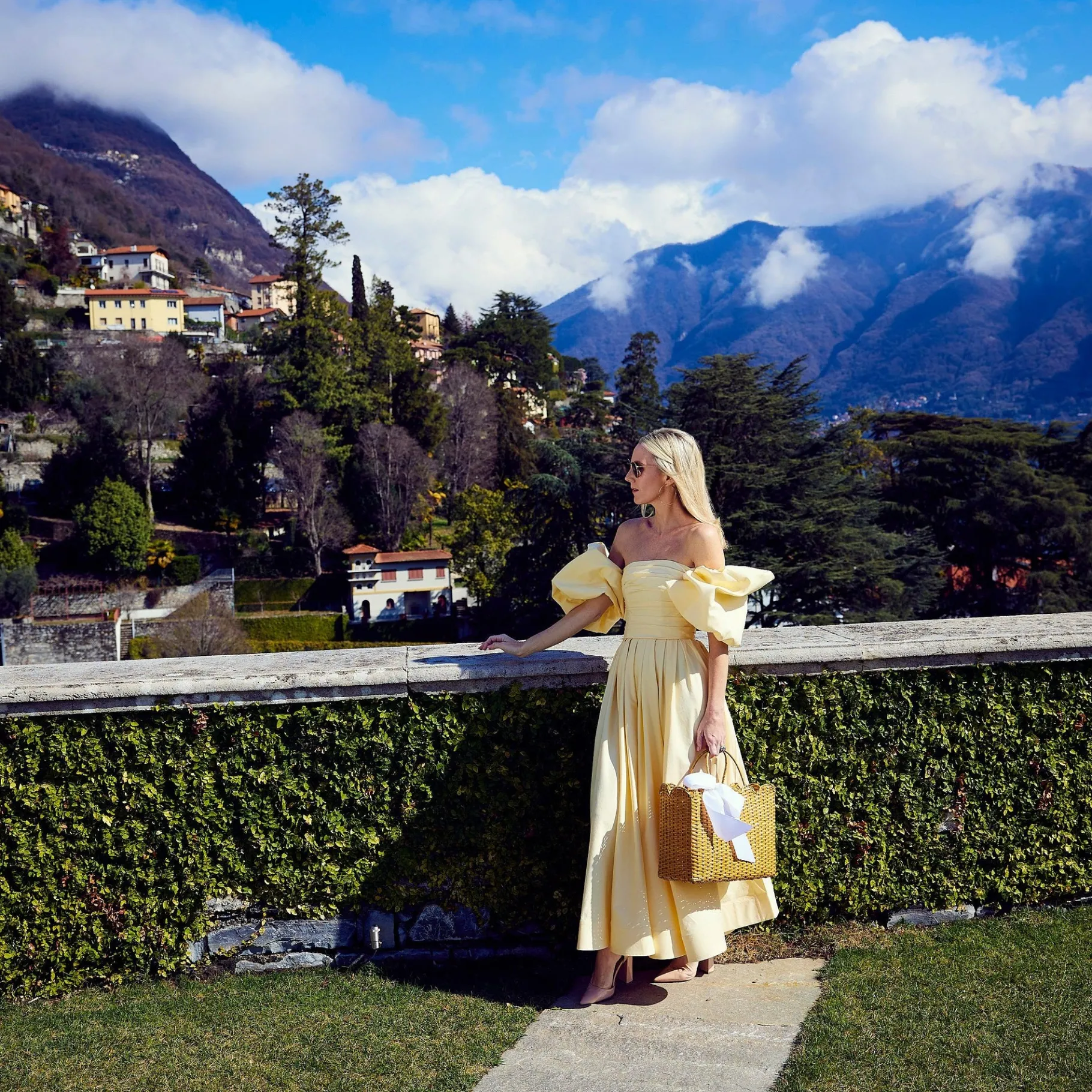 Women Mrs. Alice Mrs. Alice Tote Bags|Rattan Tote Bag (White Bow)