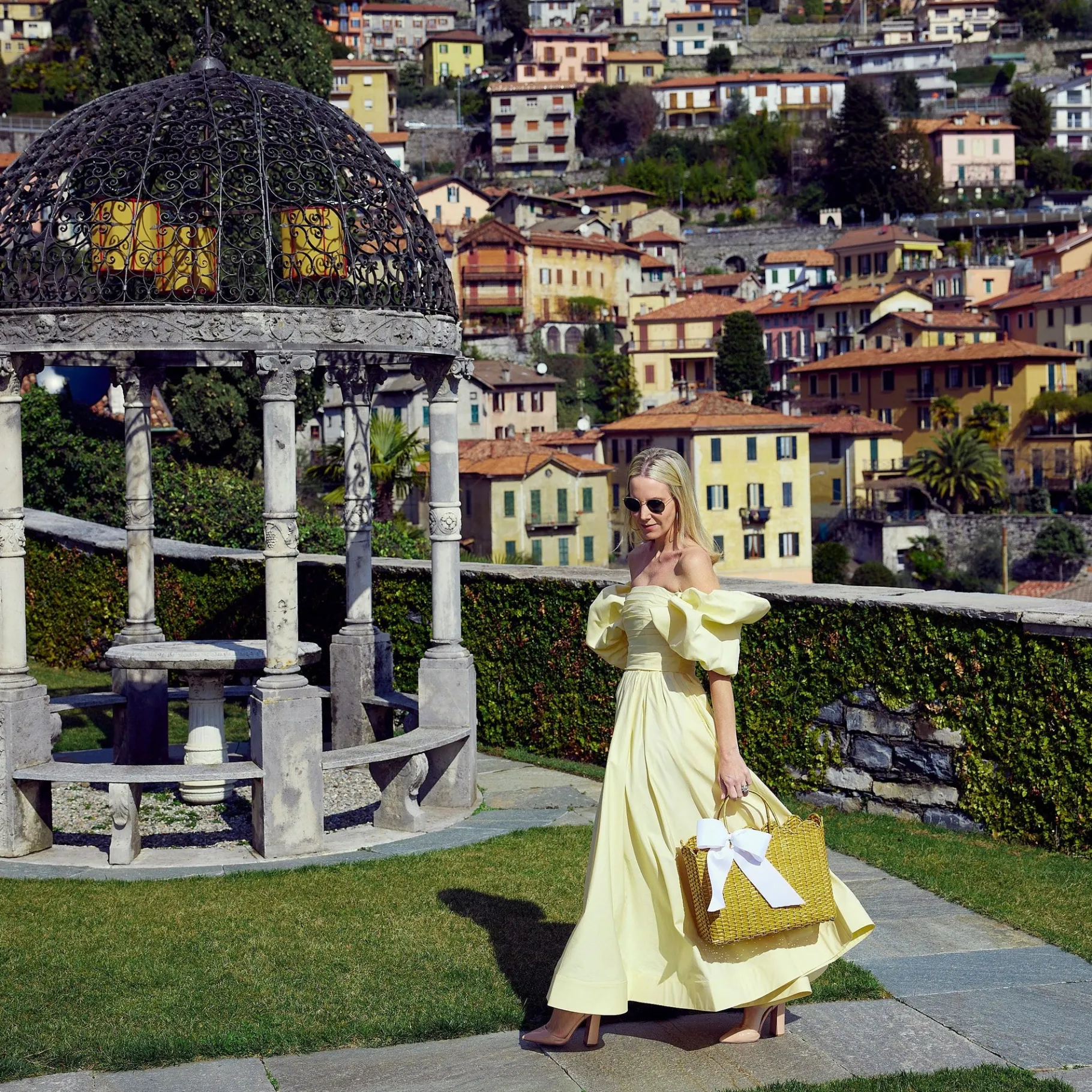 Women Mrs. Alice Mrs. Alice Tote Bags|Rattan Tote Bag (White Bow)