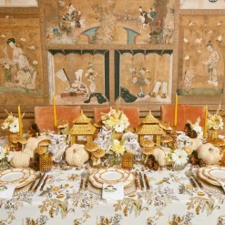 Mrs. Alice Napkins|Mushroom White Linen Napkins (Set Of 4)