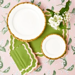 Mrs. Alice Dinner Plates|Nancy Bamboo Dinner & Starter Plates (Set Of 8)