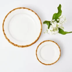 Mrs. Alice Dinner Plates|Nancy Bamboo Dinner & Starter Plates (Set Of 8)