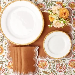Mrs. Alice Dinner Plates|Nancy Bamboo Dinner Plate (Set Of 4)