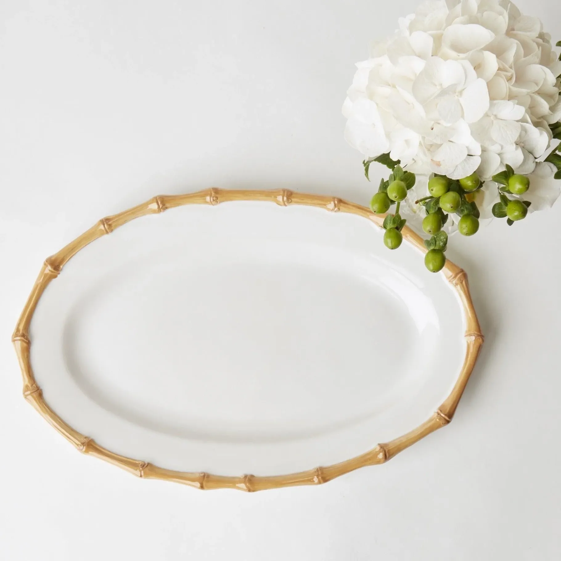 Mrs. Alice Bamboo Crockery|Nancy Bamboo Oval Platter