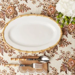 Mrs. Alice Bamboo Crockery|Nancy Bamboo Oval Platter