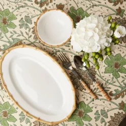 Mrs. Alice Bamboo Crockery|Nancy Bamboo Oval Platter