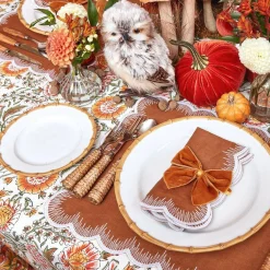 Mrs. Alice Crockery Sets|Nancy Bamboo Starter Plate (Set Of 4)