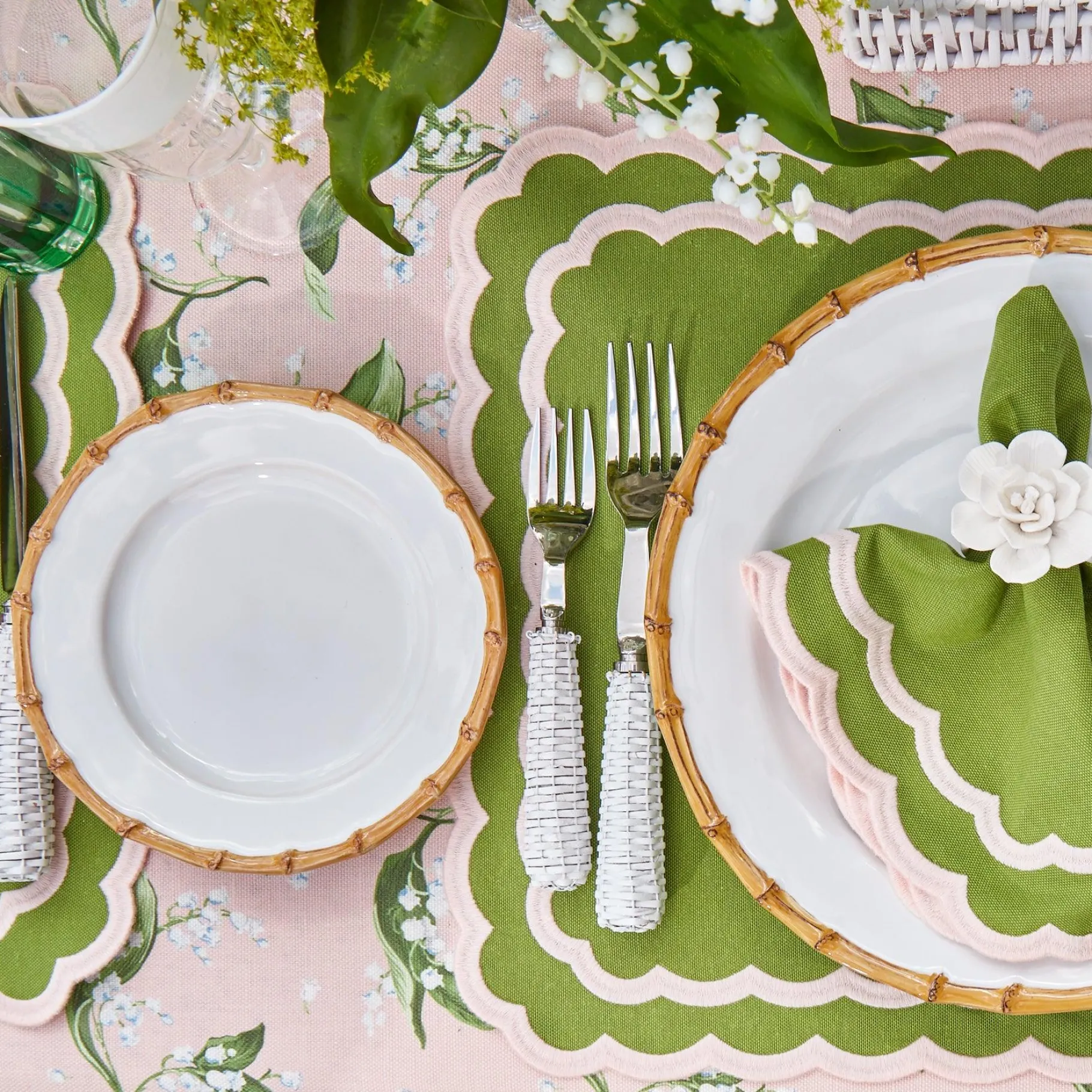 Mrs. Alice Crockery Sets|Nancy Bamboo Starter Plate (Set Of 4)