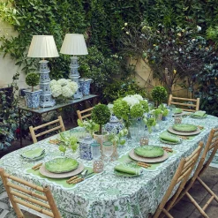 Mrs. Alice Rattan Tableware|Natural Rattan Charger Plates (Set Of 4)