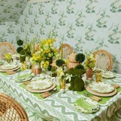 Mrs. Alice Rattan Tableware|Natural Rattan Decoration Set