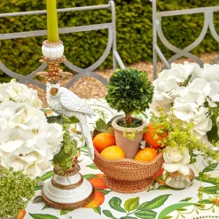 Mrs. Alice Rattan Tableware|Natural Rattan Scalloped Bowl (Small)