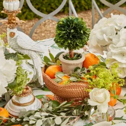 Mrs. Alice Rattan Tableware|Natural Rattan Scalloped Bowl (Small)