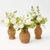 Mrs. Alice Vases|Natural Rattan Vase (Set Of 3)