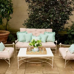 Mrs. Alice Trays & Liners|Natural Scalloped Rattan Tray