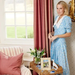 Mrs. Alice Placemats|Octavia Blue Tray Liner