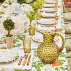 Mrs. Alice Jugs|Olive Green Hobnail Jug