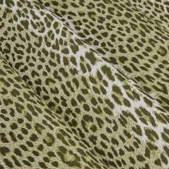 Mrs. Alice Serena Fresson Fabrics|Olive Green Leopard Fabric